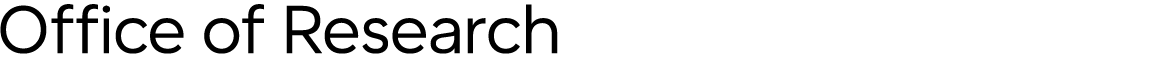 Office of Research Wordmark