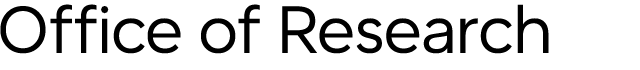 Mobile Wordmark for the Office of Research